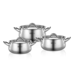 Bộ Nồi Inox OLIVO Chef’s Premium - Bộ 3 Nồi