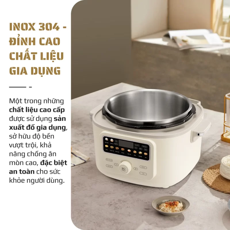 Nồi Áp Suất Điện Đa Năng OLIVO PC40