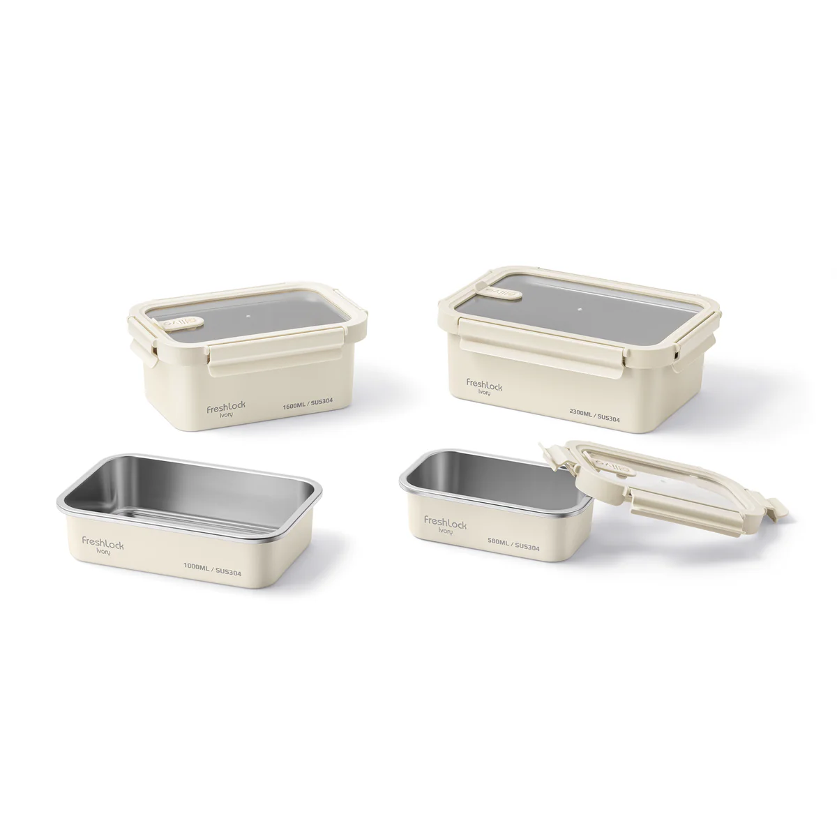 Bộ Hộp Bảo Quản Thực Phẩm OLIVO FRESHLOCK IVORY Bộ Hộp Bảo Quản Thực Phẩm OLIVO FRESHLOCK IVORY