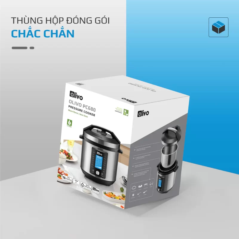 Nồi Áp Suất Điện Đa Năng OLIVO PC680