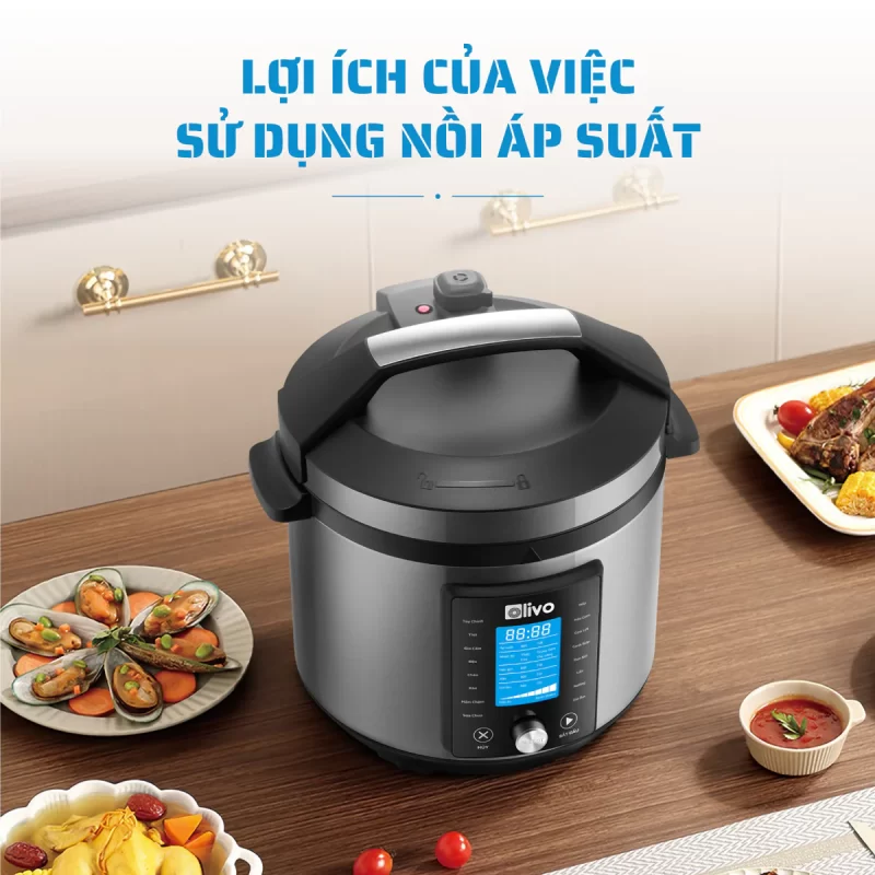 Nồi Áp Suất Điện Đa Năng OLIVO PC680
