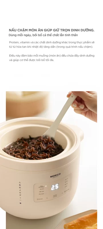 Nồi nấu chậm đa năng MORICO MS6008