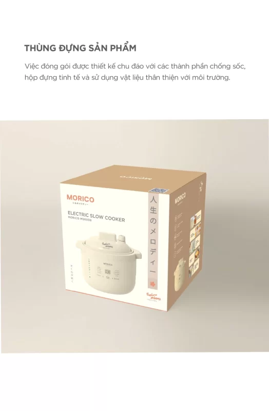Nồi nấu chậm đa năng MORICO MS6008