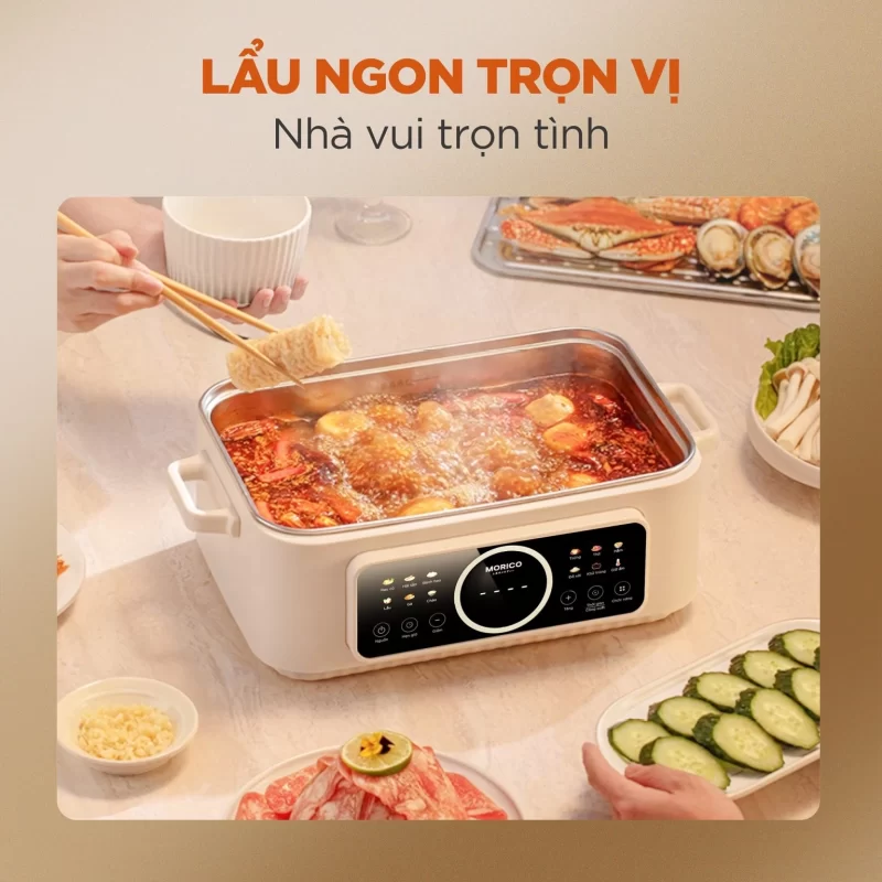 Nồi lẩu hấp đa năng MORICO MS508