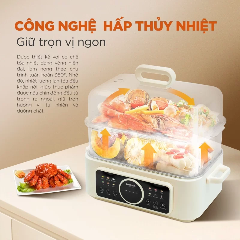 Nồi lẩu hấp đa năng MORICO MS508