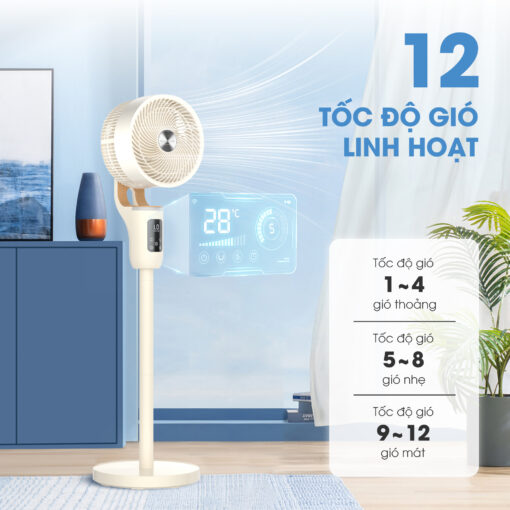 Quạt thông minh điều khiển giọng nói Kalite TalkFan KSA326
